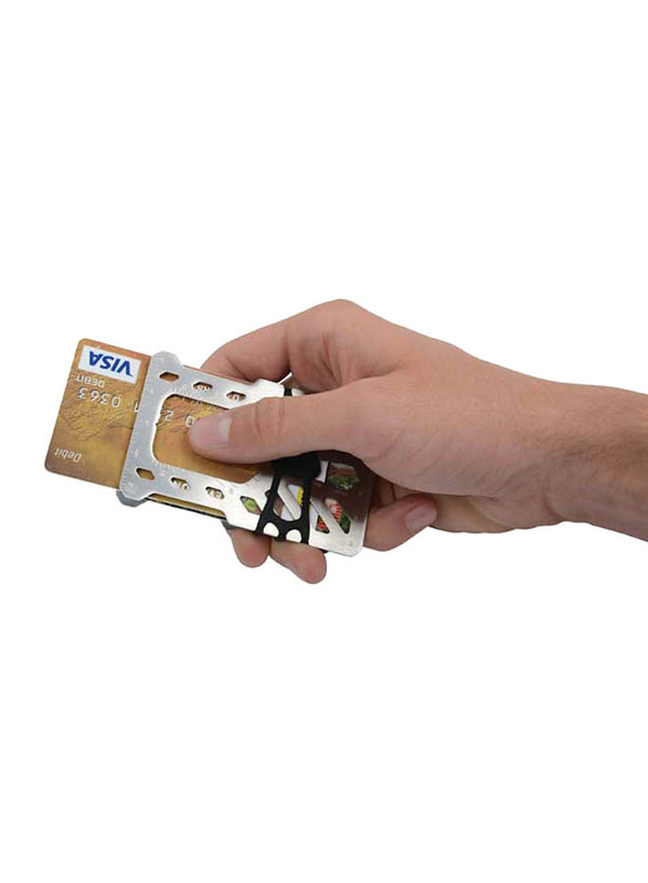 Nite Ize Financial Tool RFID Blocking Wallet, Stainless