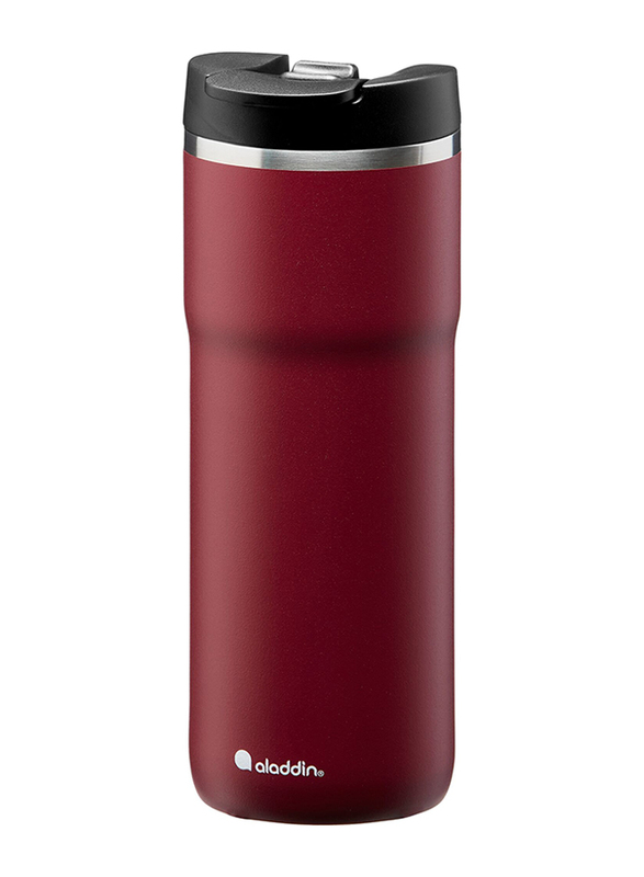 Aladdin 0.47 Ltr Barista Java Thermavac Stainless Steel Flask, Burgandy Red