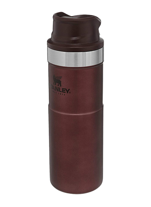 Stanley 0.47 Ltr Classic Trigger Action Stainless Steel Travel Mug, Wine