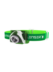 Ledlenser SEO3 Head Lamp, Green
