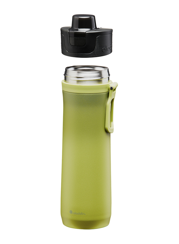 Aladdin 0.6 Ltr Sports Thermavac Stainless Steel Water Bottle, Sage Lime Gradient