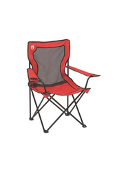 Coleman Broadband Mesh Quad Chair, Red
