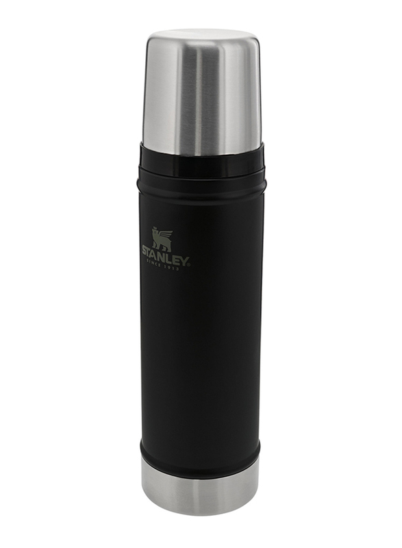 Stanley 0.47 Ltr Classic Legendary Stainless Steel Thermos, Matte Black