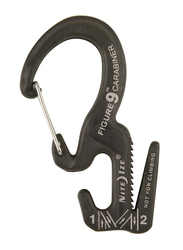 Nite Ize 2-Piece Small F9 Carabiner Set, Black