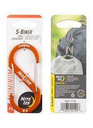 Nite Ize S-Biner Aluminium #4 Dual Carabiner, Orange