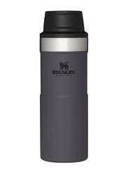 Stanley 0.35 Ltr Trigger Action Stainless Steel Travel Mug, Charcoal