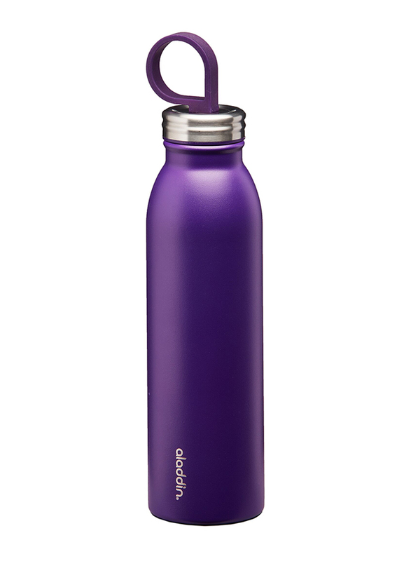 Aladdin 0.55 Ltr Chilled Thermavac Stainless Steel Water Bottle, Purple