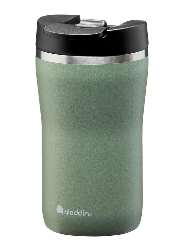 Aladdin 0.35 Ltr Barista Mocca Thermavac Stainless Steel Flask, Sage Green