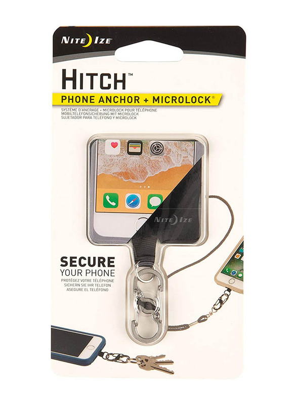 Nite Ize Phone Anchor + Microlock, Black