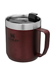 Stanley 0.35 Ltr Classic Legendary Stainless Steel Camp Mug, Wine