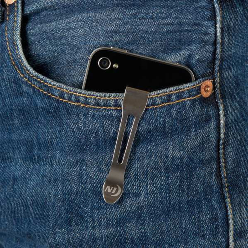 Nite Ize Mobile Device Hip and Pocket Clip, NBC-03-11, Stainless Silver