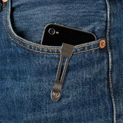 Nite Ize Mobile Device Hip and Pocket Clip, NBC-03-11, Stainless Silver