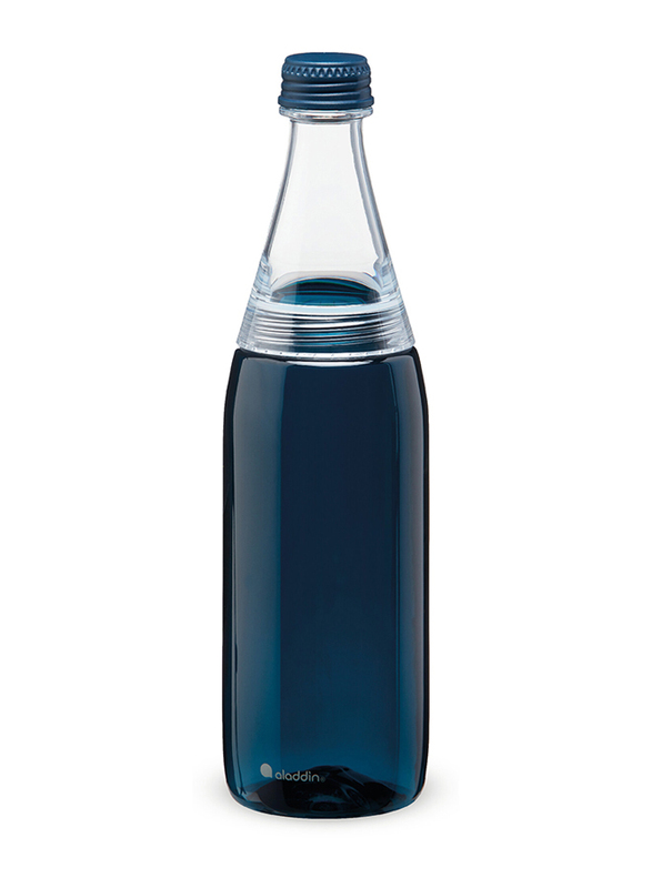 Aladdin 0.7 Ltr Fresco Twist & Go Water Bottle, Navy Blue