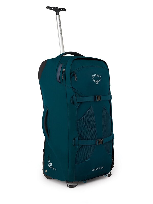 Osprey Farpoint 65 Wheeled Travel Backpack Bag for Men, Blue