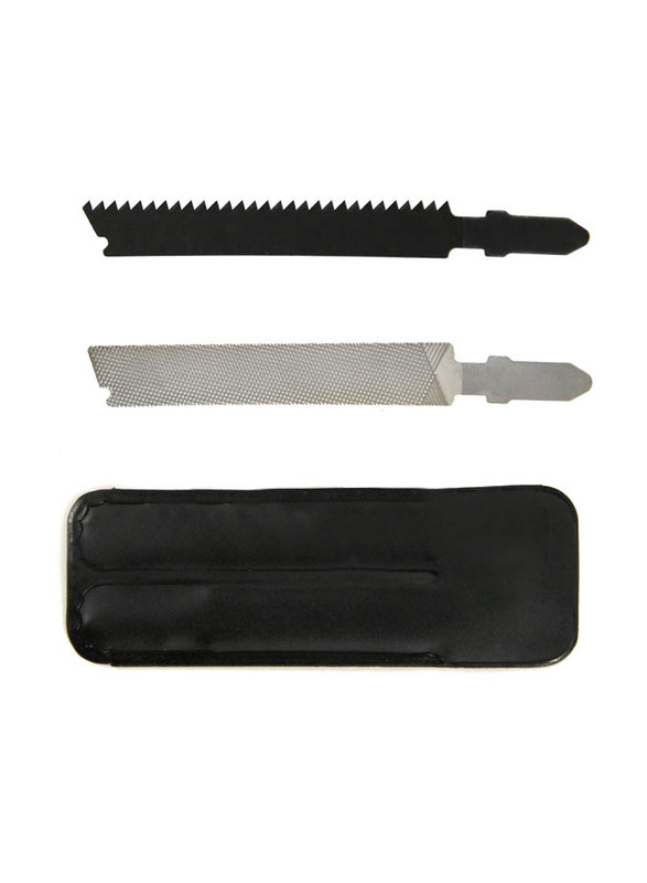 Leatherman Saw & File Replacement pare Knifes Set, 3 Piece, Black/Grey