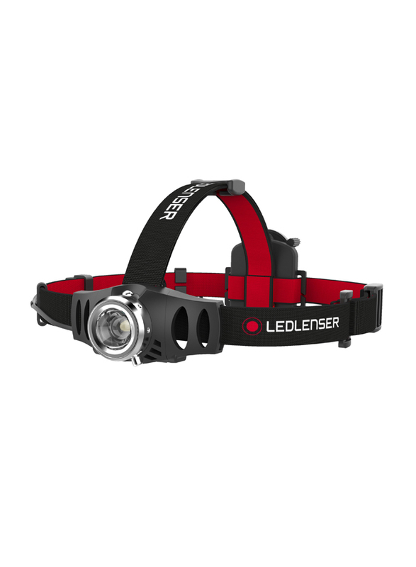 Ledlenser H6 Head Lamp with C-LED & 3x AAA Batteries, Black/Red