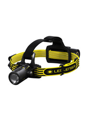 Ledlenser iLH8R Gift Box Rechargeable LED Headlamp, Black/Yellow