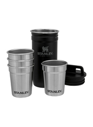 Stanley 4-Piece Adventure Nesting Stainless Steel Shot Glass Set, Matte Black