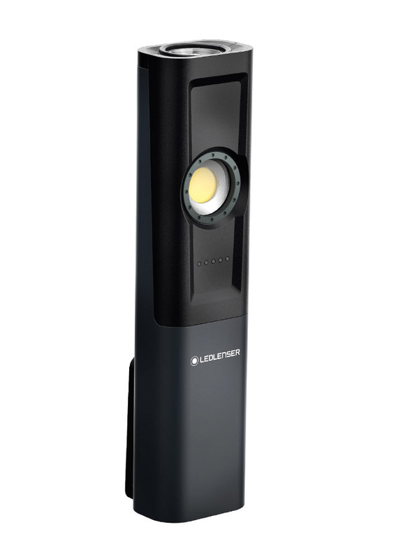 Ledlenser iW5R Rechargeable LED Flashlight Box, Black