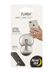 Nite Ize Flip Out Handle + Stand, Platinum
