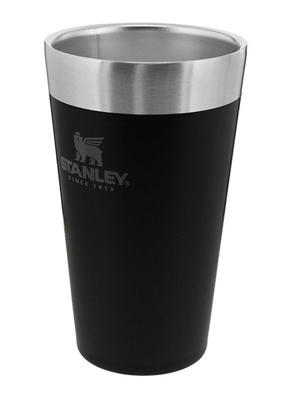 Stanley 0.47 Ltr Adventure Stacking Stainless Steel Beer Pint, Matte Black