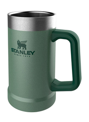 Stanley 0.7 Ltr Adventure Vacuum Stainless Steel Beer Stein, Hammertone Green