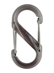 Nite Ize S-Biner Plastic #2 Dual Carabiner, Grey