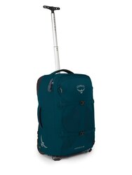 Osprey Farpoint 36 Wheeled Travel Backpack Bag for Men, One Size, Petrol Blue