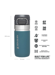 Stanley 16oz Stainless Steel Quick Flip Water Bottle, Lagoon