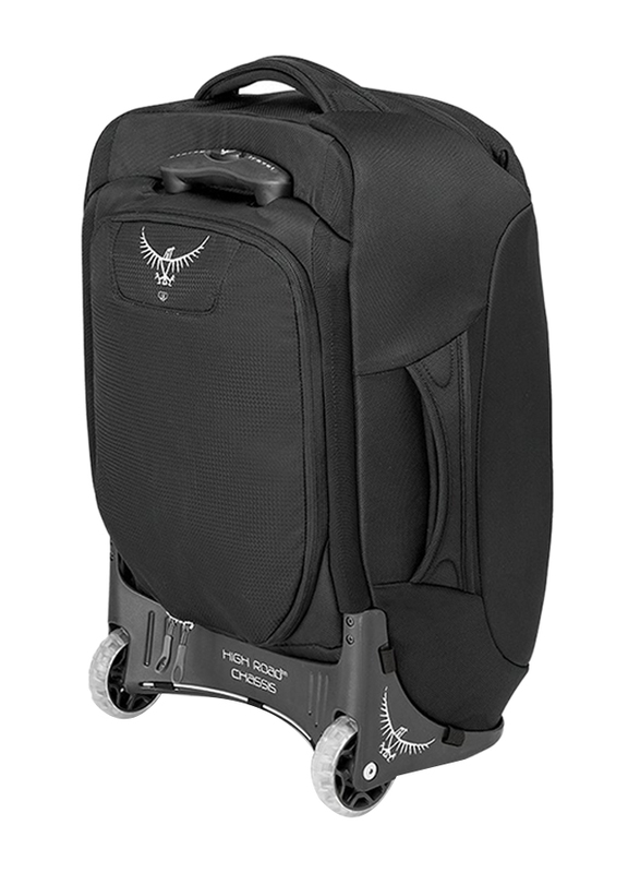 Osprey Sojourn 45L Luggage Suitcase with 2 Spinner Wheels, 22-Inch, Flash Black