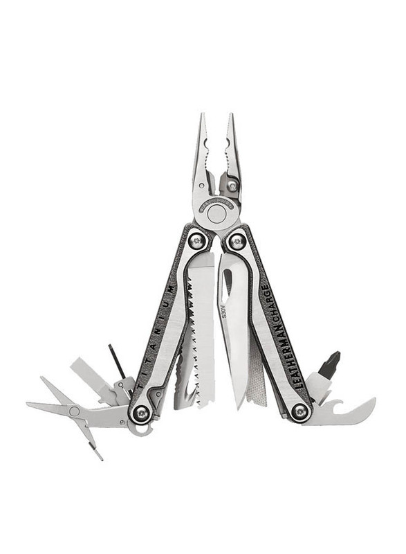 Leatherman 19-in-1 Charge TTI Multi-Tool Box Set, Silver