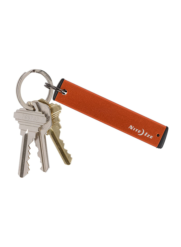 Nite Ize 3-inch PowerKey Mini Power Cord Micro USB Cable, USB Type A Male to Micro USB with Key Chain for Smartphone, Orange