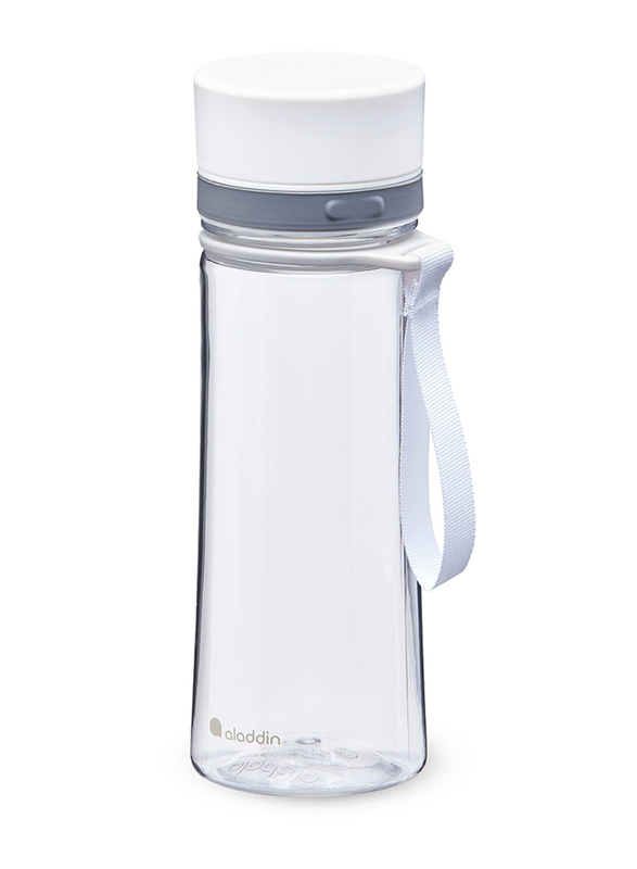 Aladdin 0.35 Ltr Aveo Water Bottle, Clear/White