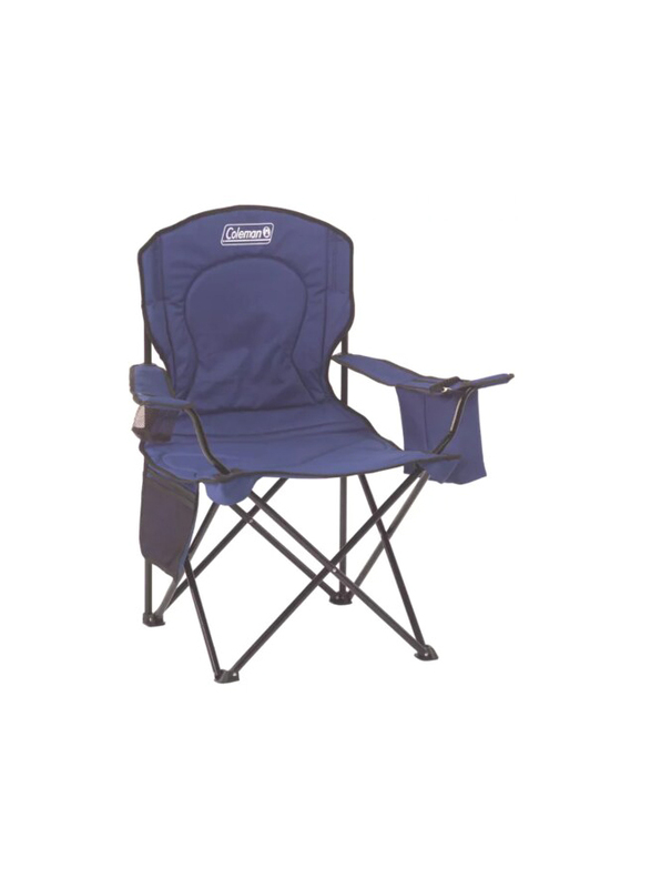 Coleman Cooler Quad Chair, Dark Blue