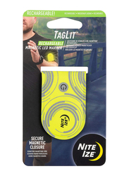 Nite Ize Taglit Rechargeable Magnetic LED Marker, Neon Yellow/Green