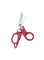 Leatherman Raptor Response Crimson Peg Shears Scissors, Red/Silver