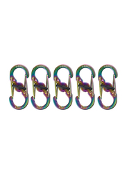 Nite Ize 5-Piece S-Biner Stainless Steel Micro Lock Set, Multicolour