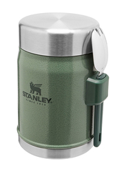 Stanley Classic Legendary Stainless Steel Food Jar, 0.4L, Hammertone Green
