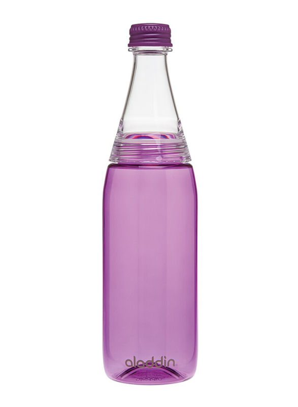 Aladdin 0.6 Ltr Fresco Twist & Go Water Bottle, Purple