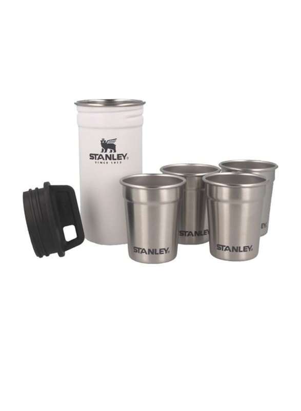 Stanley 4-Piece Adventure Nesting Shot Glass Set, Polar White