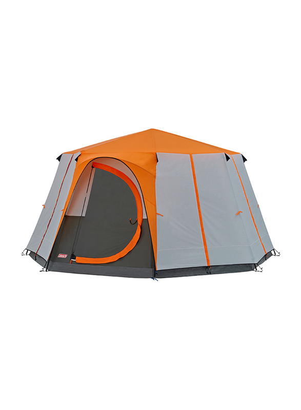 Coleman 8-Person Cortes Octagon Tent, Orange