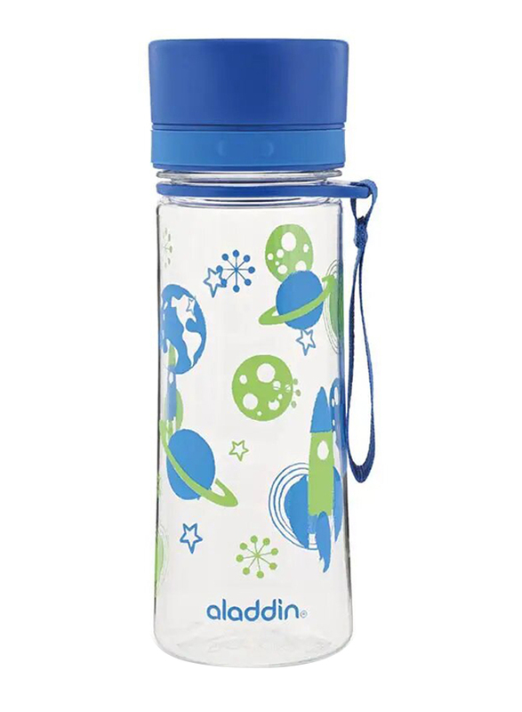 Aladdin 0.35 Ltr My First Aveo Graphic Print Childrens Water Bottle, Blue