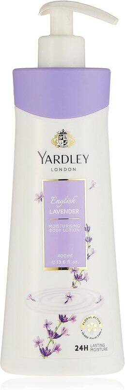

Yardley London Yardley English Lavender Body Lotion For Moisturizing, 400ml Natural Floral Extracts Luxurious Creamy Range For Fast Glowing Skin