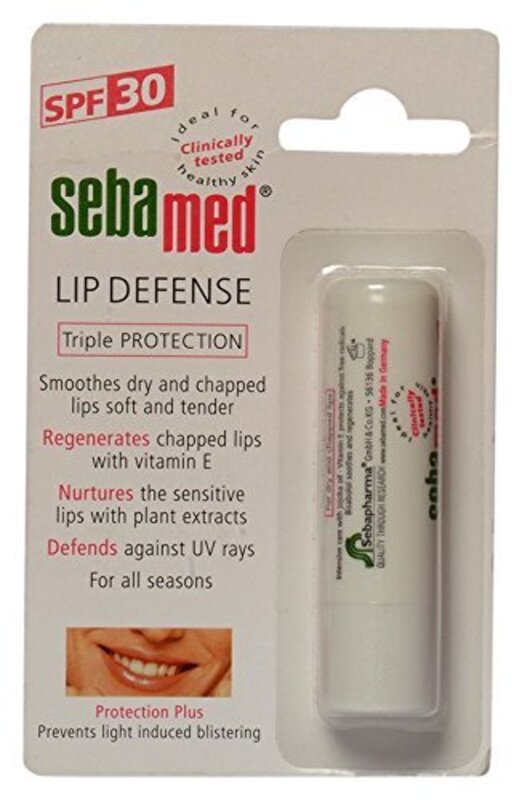 Sebamed Triple Protection Lip Defense SPF30, 2 Piece, Clear