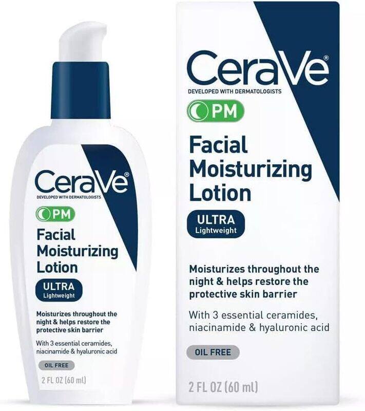 

CeraVe Facial Moisturizing Lotion 3 Fl Oz Pack of 2 AM and PM Bundle