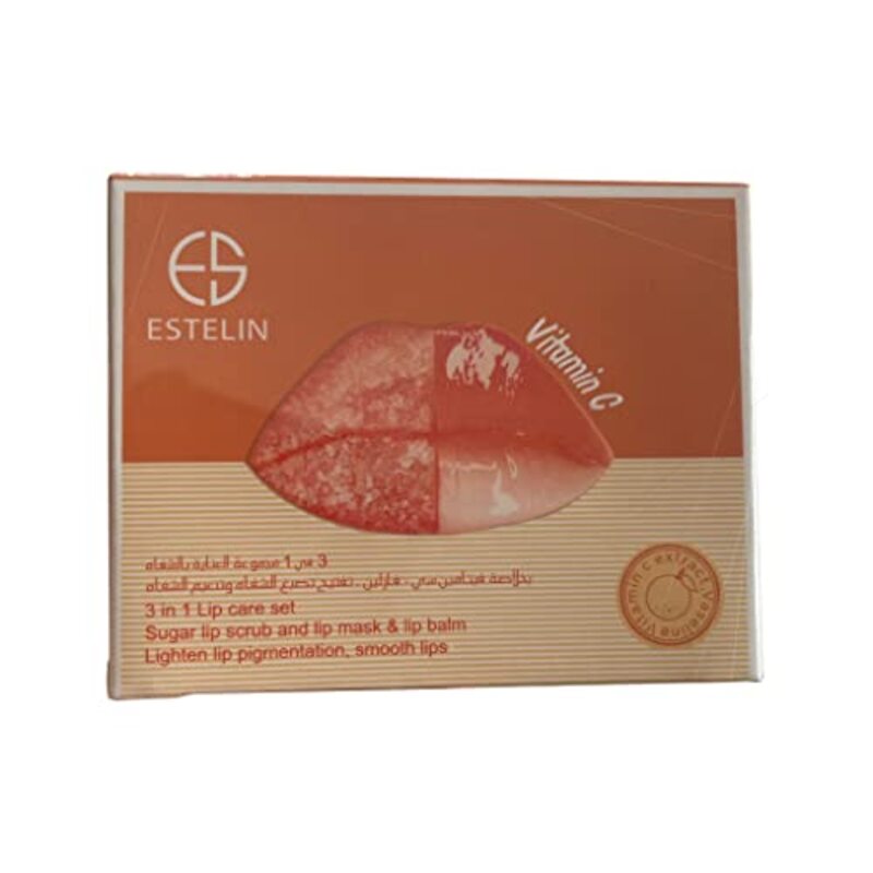 Estelin Vitamin C Sugar Lip Scrub and Mask, 10g