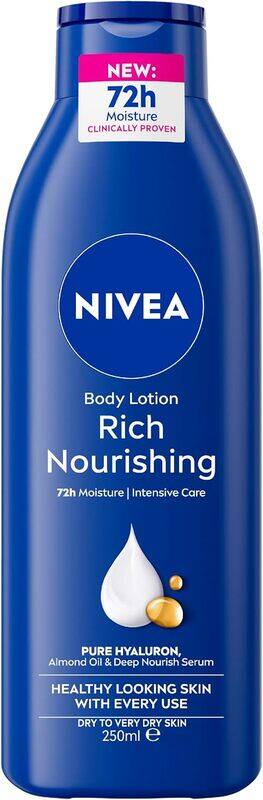 

Nivea Rich Nourishing Body Moisturiser 250 ml, Packaging may vary