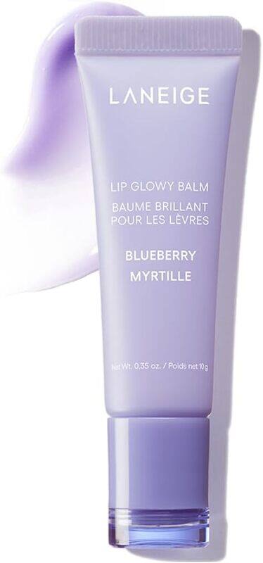 

LANEIGE Lip Glowy Balm Blueberry: Hydrate, Glossy, Lightweight, Moisturize & Tint with Shea Butter, 10g
