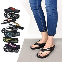 Aerosoft Gliteratti Orthotic Soft Open Toe Comfortable Flip Flop Sandals