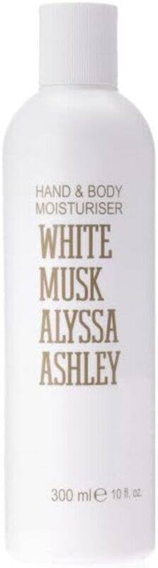 

ALYSSA ASHLEY White Musk Hand & Body Mositurising Body Cream Fast Absorbing Leaves Skin Soft and Deep Hydrating Non Sticky Non Greasy All Skin Type Lo